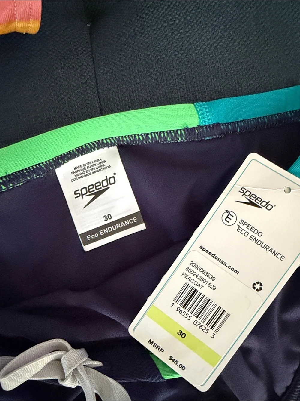 Men’s Speedo Swim Briefs Trunks set of 2 NEW European Brazilian Eco Endurance 30